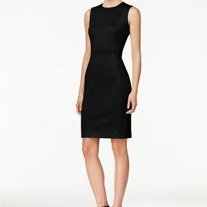 Calvin Klein black sheath dress